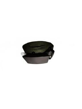 Green Woven Utility Belt with Metal Buckle